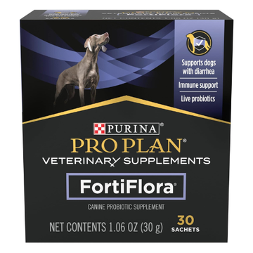 Purina Pro Plan FortiFlora Canine Probiotic Supplement – 30 Count Box for Digestive & Immune Health